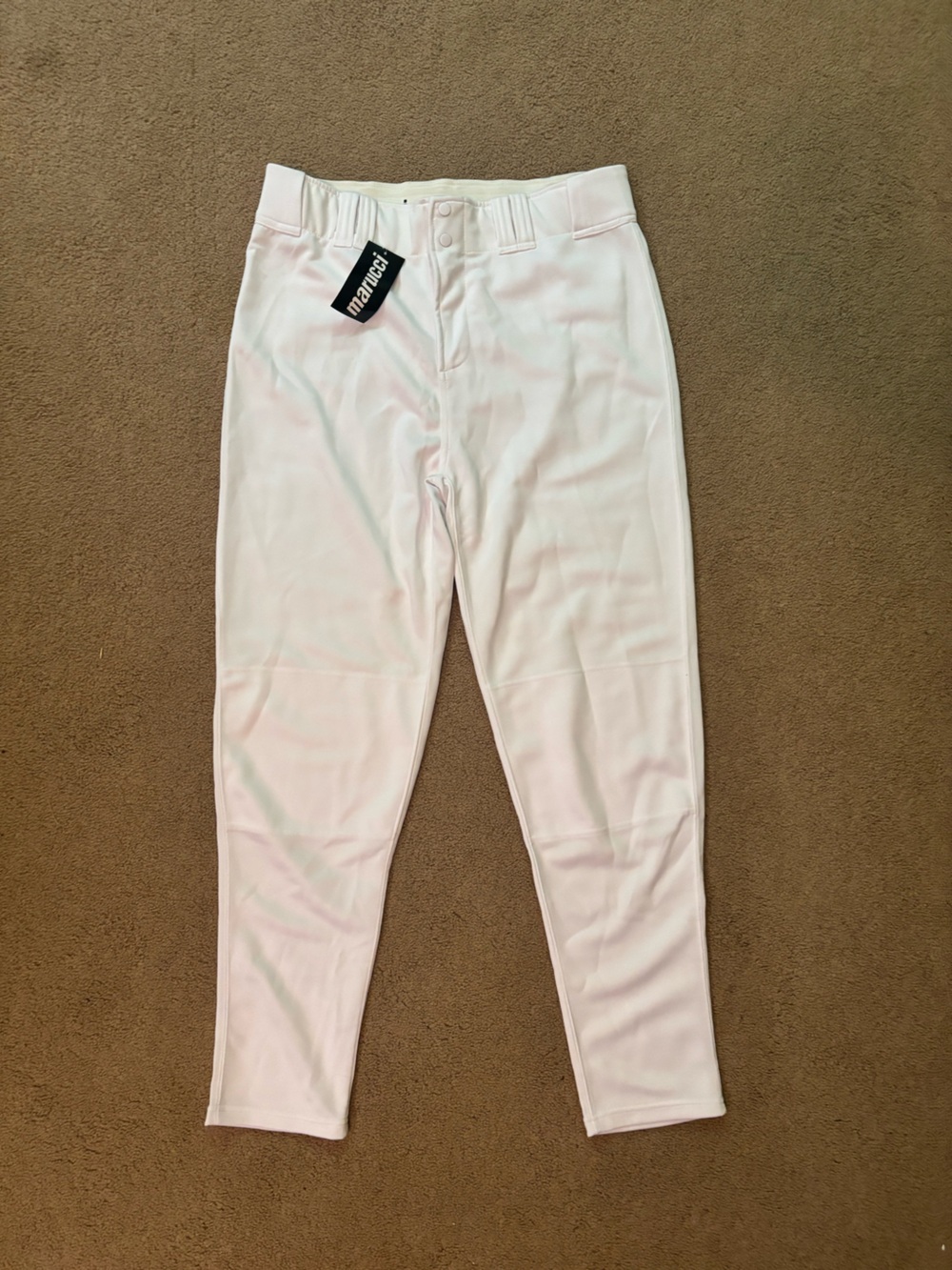 Men's White Baseball Pants